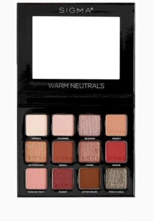 Sigma beauty

warm neutrals volume 2 палетка тіней