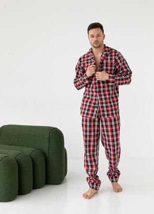 Пижама мужская пижама, пижама в клетку5 фото
