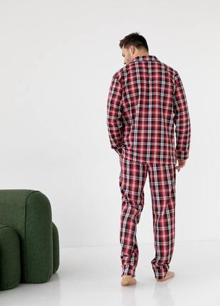 Пижама мужская пижама, пижама в клетку6 фото