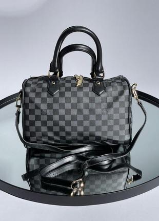 Сумка в стиле louis vuitton speedy 30 grey