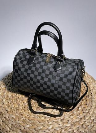 Сумка в стиле louis vuitton speedy 30 grey4 фото