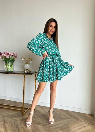 Распродажа 🤤 ❤️ эффектное стильное свободное платье мини, 3 цвета7 фото