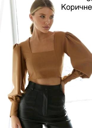 Топ блуза жіноча укорочена