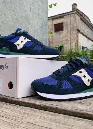 Чоловічі оригінальні кросівки saucony shadow original 2108-805s navy/blue9 фото