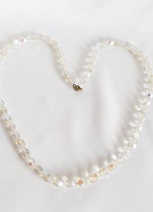 Буси вінтажні хрусталь чехословакія