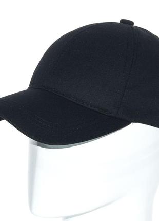 Чорна жіноча літня бейсболка