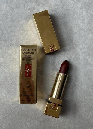 Матова помада ysl yves saint laurent rouge pur couture