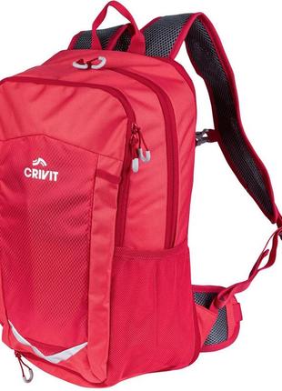 Жіночий спортивний рюкзак із дощовиком crivit 17l ian398768 рожевий