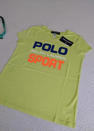 Яркая футболка ralph lauren polo sport4 фото