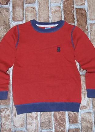 Кофта свитер мальчику 4 - 5 лет хлопковый f&f