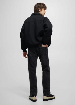 Куртка бомбер з штучної шерсті з підкладкою2 фото