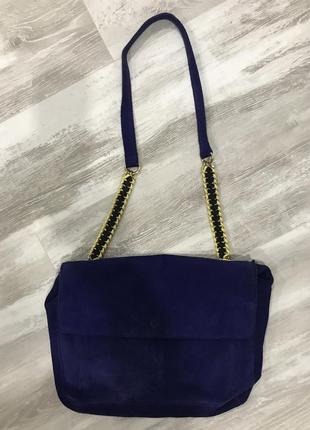 Zara замшева сумка 8387/104