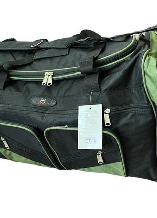 Армійська подорожня сумка elenfancy 75 л (70*38*28см) арт ef-10 чорно-зелена3 фото