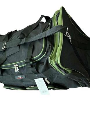 Армійська подорожня сумка elenfancy 75 л (70*38*28см) арт ef-10 чорно-зелена5 фото
