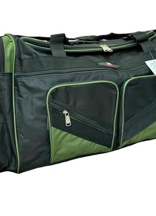 Армійська подорожня сумка elenfancy 75 л (70*38*28см) арт ef-10 чорно-зелена6 фото