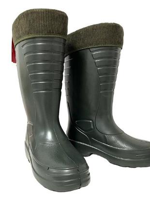 Сапоги зимние lemigo grenlander eva (-30°) со вставкой (poland), хаки р.43-44 (28 см)...