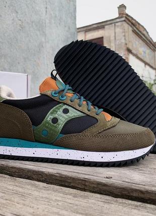 Мужские кроссовки saucony jazz 81 peak 70574-2s pesto black2 фото