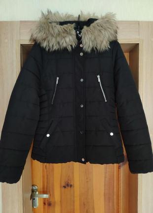 Утепленная куртка с капюшоном бренда h&amp;m 20000013864462 фото