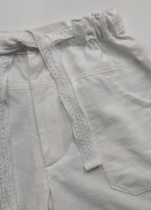 Летние шорты blanc du nil 34 белые8 фото