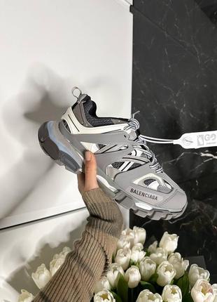 Кросівки жіночі balenciaga track gray premium new