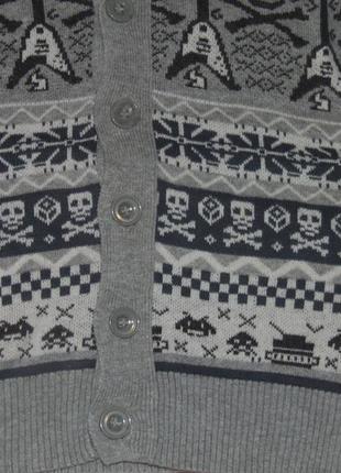 Хлопковая кофта мальчику 4 года tu 4