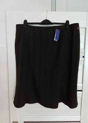 Брендовая новая красивая юбка на подкладке р.20.3 фото