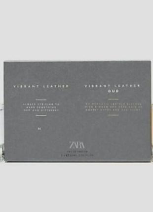 Zara vibrant leather  vibrant leather oud  2×60ml