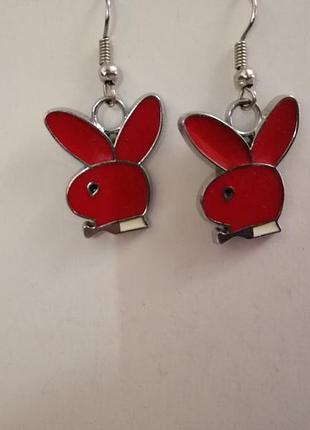 Серьги  *playboy*.
