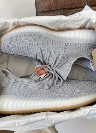 Мужские кроссовки adidas yeezy boost 350 v2 grey 41-42-43-45