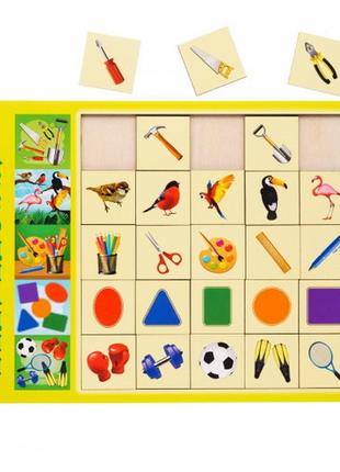 Сортер детский ань-янь "ассоциации-3", псд100