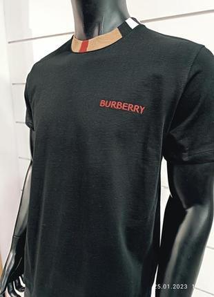 Красивая мужская брендовая футболка burberry