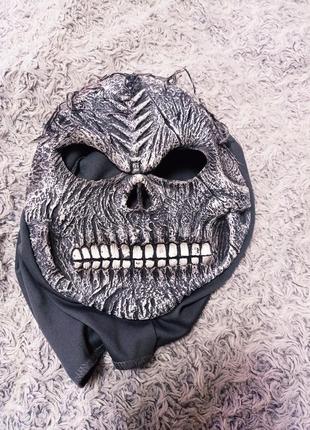 Латексна маска монстра, скелета, зомбі1 фото