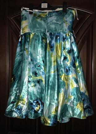 Красивое корсетное платье атлас стрейч2 фото