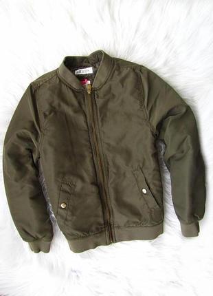 Тепла демісезонна куртка бомбер h&m