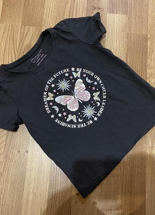 Футболка з метеликом primark