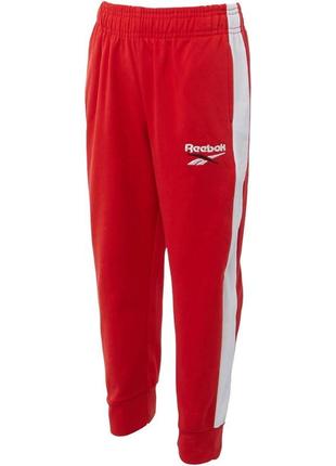 Дитячий спортивний костюм reebok junior classic logo taped poly tracksuit red2 фото