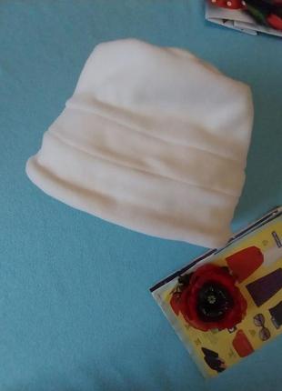 Жіноча флісова панама land`s end l/xl, світла