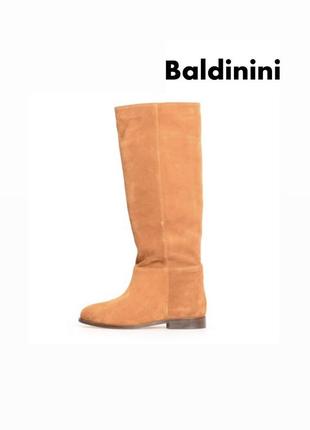 Чоботи на тракторній підошві шкіряні baldinini