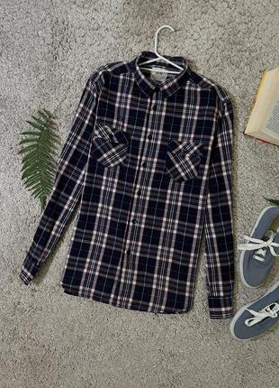 Бавовняна сорочка в клітинку №124/44