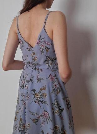 💙лёгкое платье с цветочным принтом3 фото