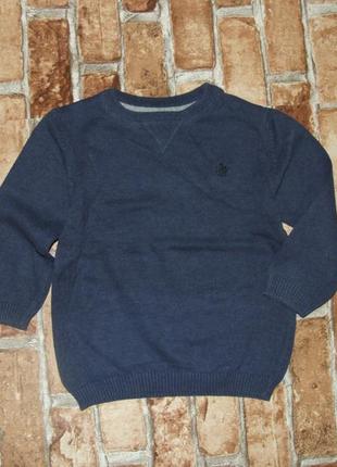 Кофта свитер мальчику хлопковый 2 - 3 года next джемпер4 фото