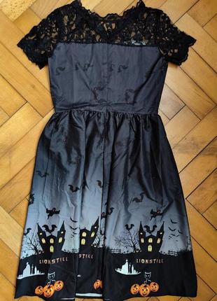 Готическое платье хеллоуин