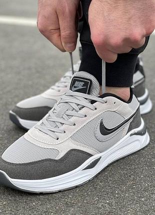 Кроссовки nike серые