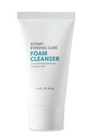 Піна для очищення обличчя foam корейської компанії атоми. рекомендована для всіх типів шкіри . 40 мл.