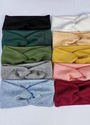 Повязка на голове: весенняя повязка. ангоровая повязка.