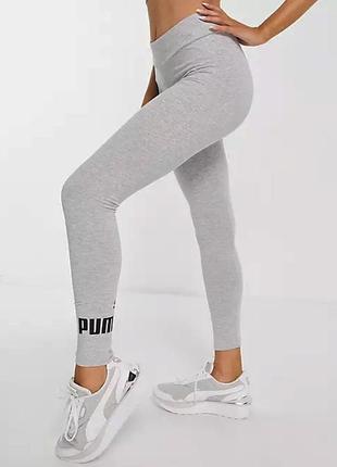 Оригінальні легінси puma essentials logo brown / 58683204