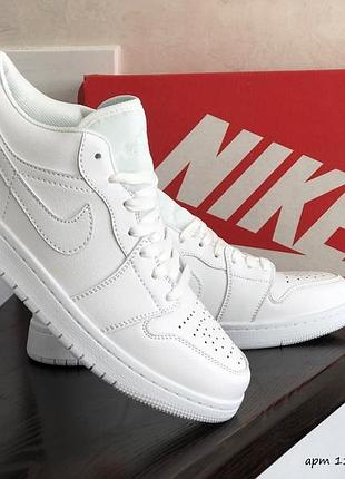 Кросівки nike air jordan 1 low white 2