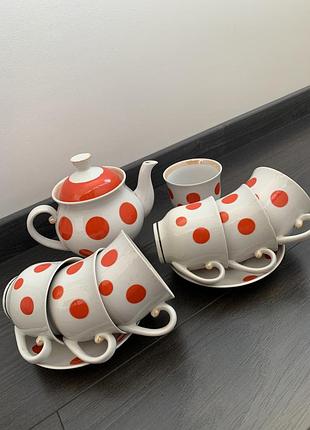 Набор чайный (длина) фарфор