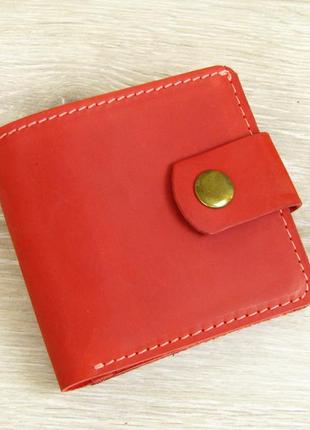 Жіночий гаманець портмоне gs шкіряний червоний