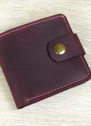 Жіночий гаманець гаманець gs шкіряний бордовий